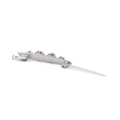 Broche Art Déco En Or Blanc Et Diamants 13 Broche Art Déco En Or Blanc Et Diamants -Castafiore Boutique 1720547CN07