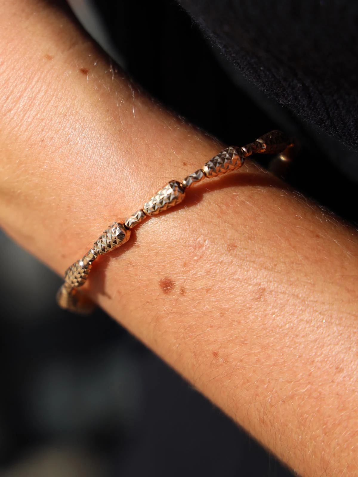 Bracelet Jonc En Or Rose 3 Bracelet Jonc En Or Rose – Image 3