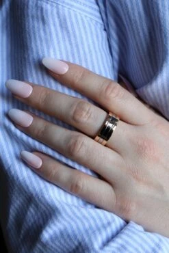 Bague Bandeau En 3 Ors Et Diamants -Castafiore Boutique 1949741CN02