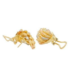 Boucles D'oreilles Clip Trois Ors 13 Boucles D'oreilles Clip Trois Ors -Castafiore Boutique 3141362RV07