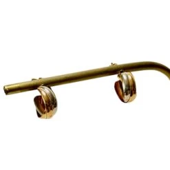 Boucles D'oreilles Créoles En Or Blanc, Or Jaune Et Or Rose 8 Boucles D'oreilles Créoles En Or Blanc, Or Jaune Et Or Rose -Castafiore Boutique IMG 9126