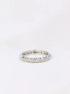 Alliance Américaine En Or Blanc Et Diamants 0,66 Ct -Castafiore Boutique alliance americaine en or blanc et diamants 066 ct 920213