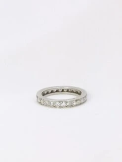 Alliance Américaine En Platine Et Diamants 1,35 Ct -Castafiore Boutique alliance americaine en platine et diamants 135 ct 195064