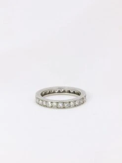 Alliance Américaine En Platine Et Diamants 1,35 Ct