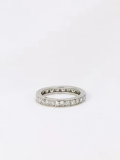 Alliance Américaine En Platine Et Diamants 1,35 Ct -Castafiore Boutique alliance americaine en platine et diamants 135 ct 439129