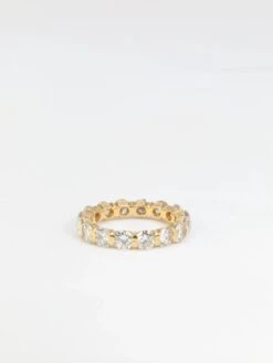 Alliance Américaine Vintage En Or Jaune Et Diamants -Castafiore Boutique alliance americaine vintage en or jaune et diamants 389821