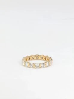 Alliance Américaine Vintage En Or Jaune Et Diamants -Castafiore Boutique alliance americaine vintage en or jaune et diamants 396082