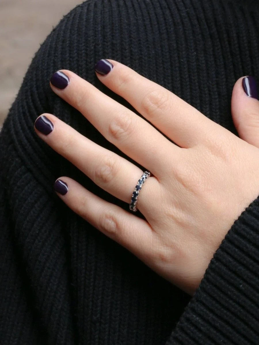 Castafiore Boutique -Castafiore Boutique alliance americaine vintge en or blanc et saphirs 740356 1