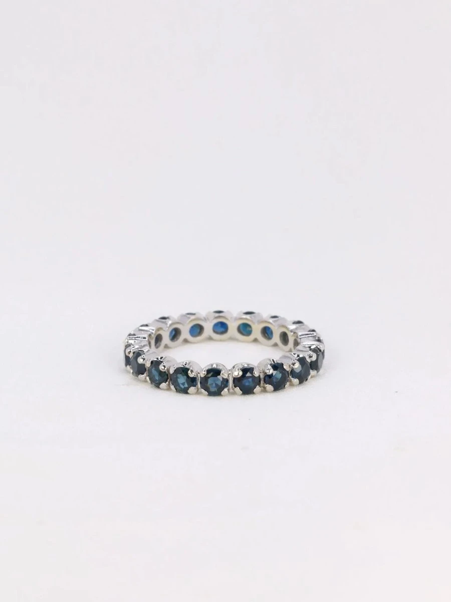 Castafiore Boutique -Castafiore Boutique alliance americaine vintge en or blanc et saphirs 766605 1