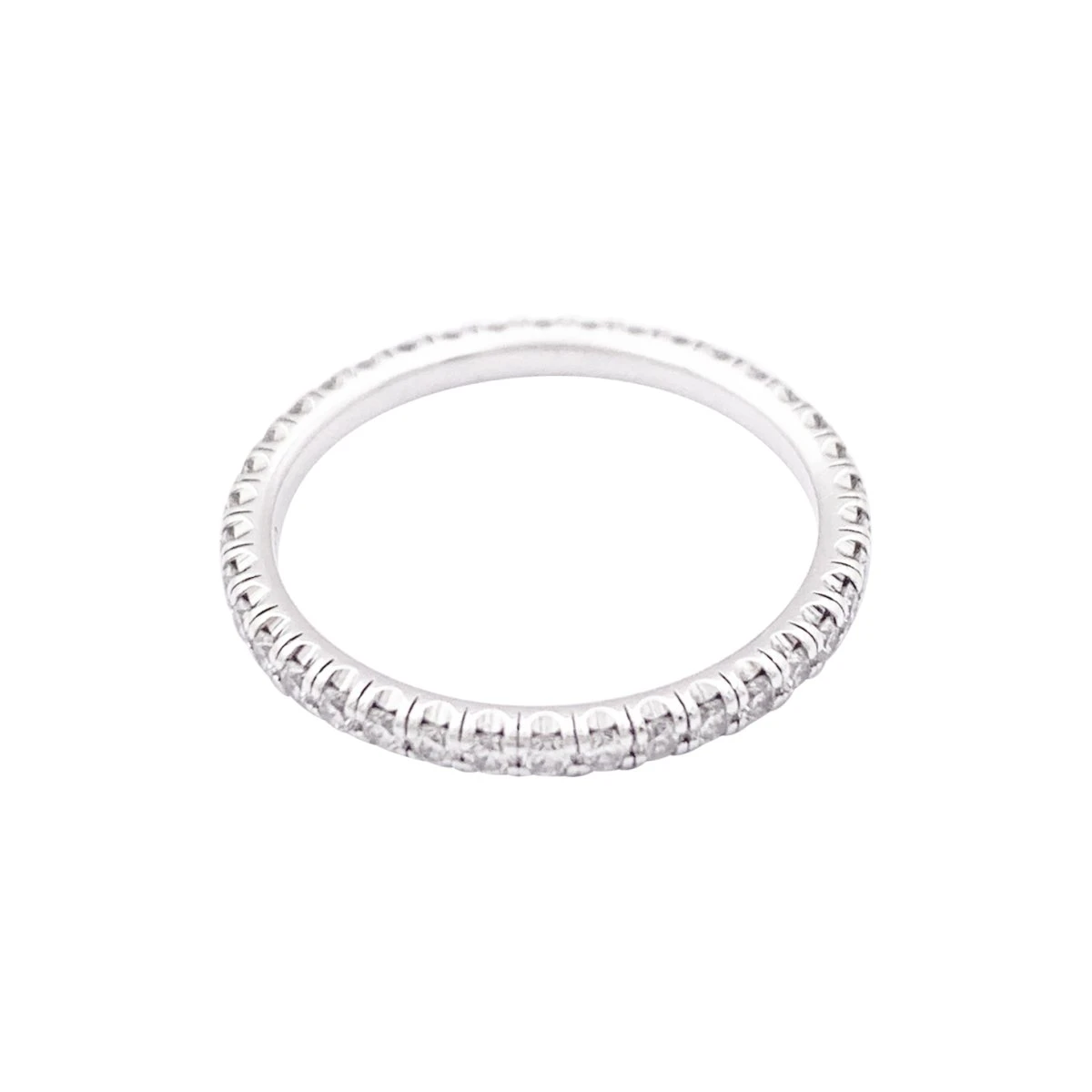 Miller Alliance Cartier, "Etincelle", Or Blanc, Diamants. 4 Miller Alliance Cartier, "Etincelle", Or Blanc, Diamants. – Image 4