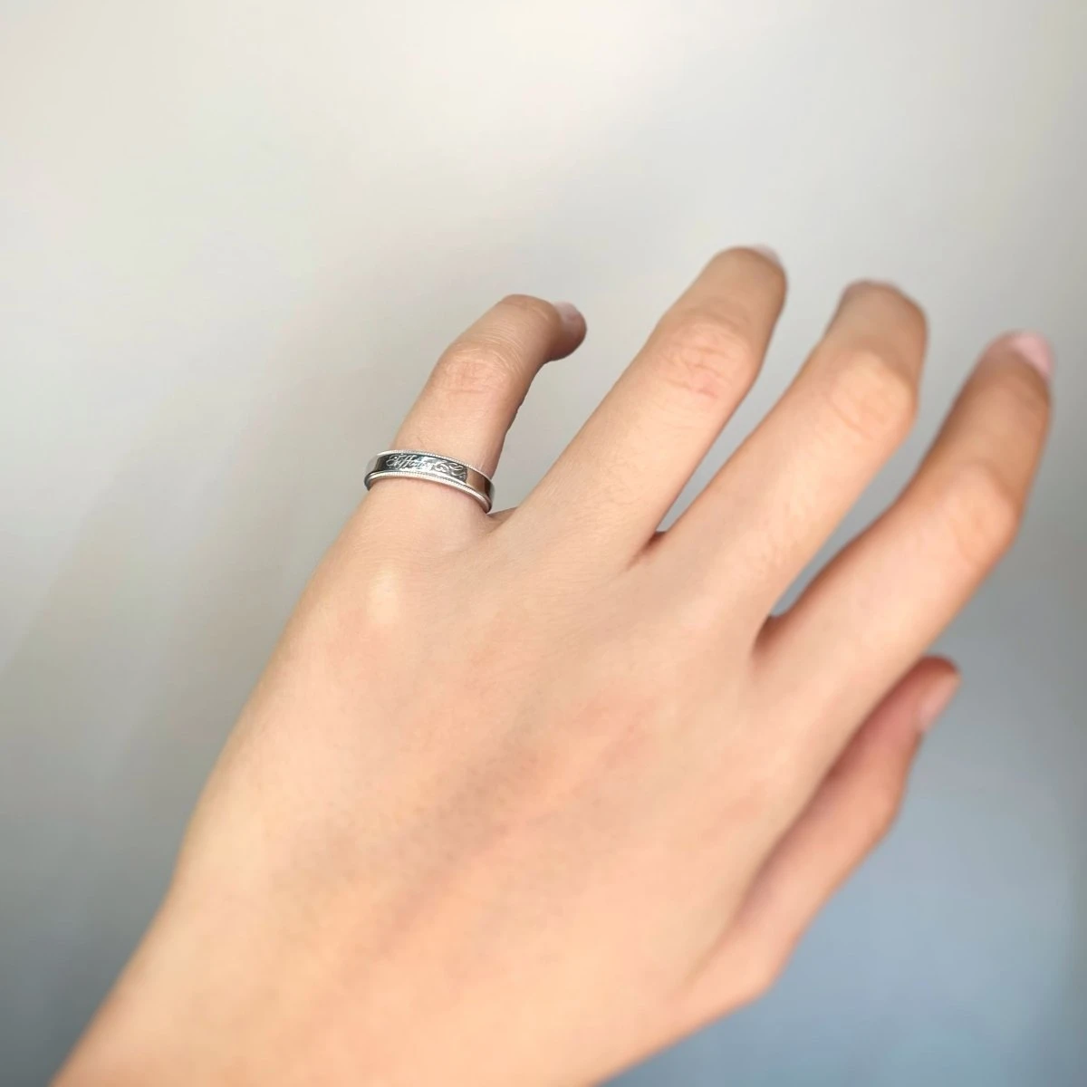 Bague Alliance TIFFANY & CO En Platine 2 Bague Alliance TIFFANY & CO En Platine – Image 2