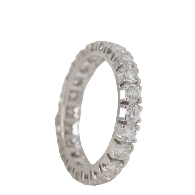 Alliance Tour Complet En Platine Et Diamants 1 Alliance Tour Complet En Platine Et Diamants