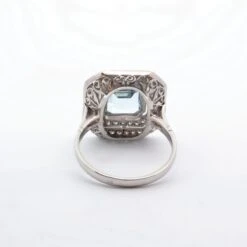 Bague Aigue Marine Double Entourage Diamants 8 Bague Aigue Marine Double Entourage Diamants -Castafiore Boutique bague aigue marine double entourage diamants 687567