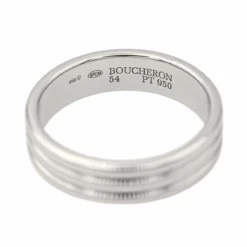 Bague Alliance BOUCHERON "Godron" En Platine 9 Bague Alliance BOUCHERON "Godron" En Platine -Castafiore Boutique bague alliance boucheron godron en platine 9679757