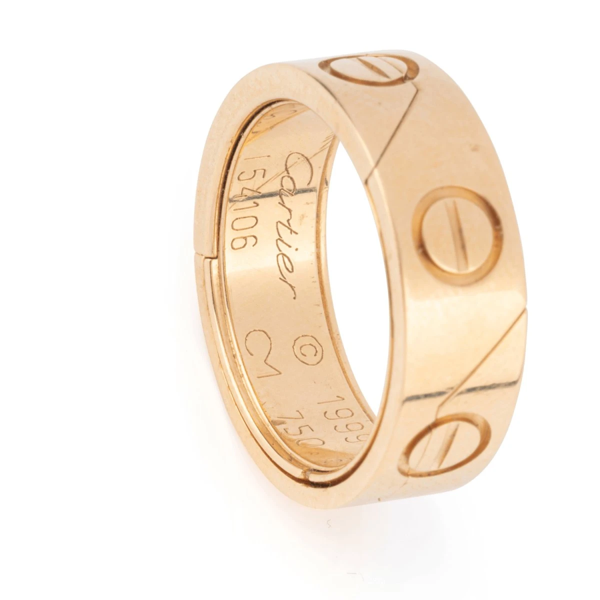 Bague Alliance CARTIER "Love" En Or Jaune 2 Bague Alliance CARTIER "Love" En Or Jaune – Image 2