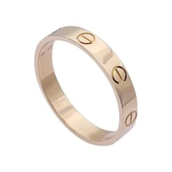 Miller Bague Alliance CARTIER "Love" En Or Rose -Castafiore Boutique bague alliance cartier love en or rose 664028