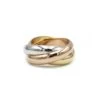 Bague Alliance CARTIER "Trinity" 3 Ors