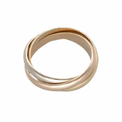 Bague Alliance CARTIER "Trinity" En Or Jaune, Gris Et Rose 5 Bague Alliance CARTIER "Trinity" En Or Jaune, Gris Et Rose -Castafiore Boutique bague alliance cartier trinity en or jaune gris et rose 704073