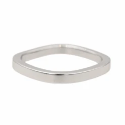 Bague Alliance DINH VAN "Alliance Carré" En Or Blanc