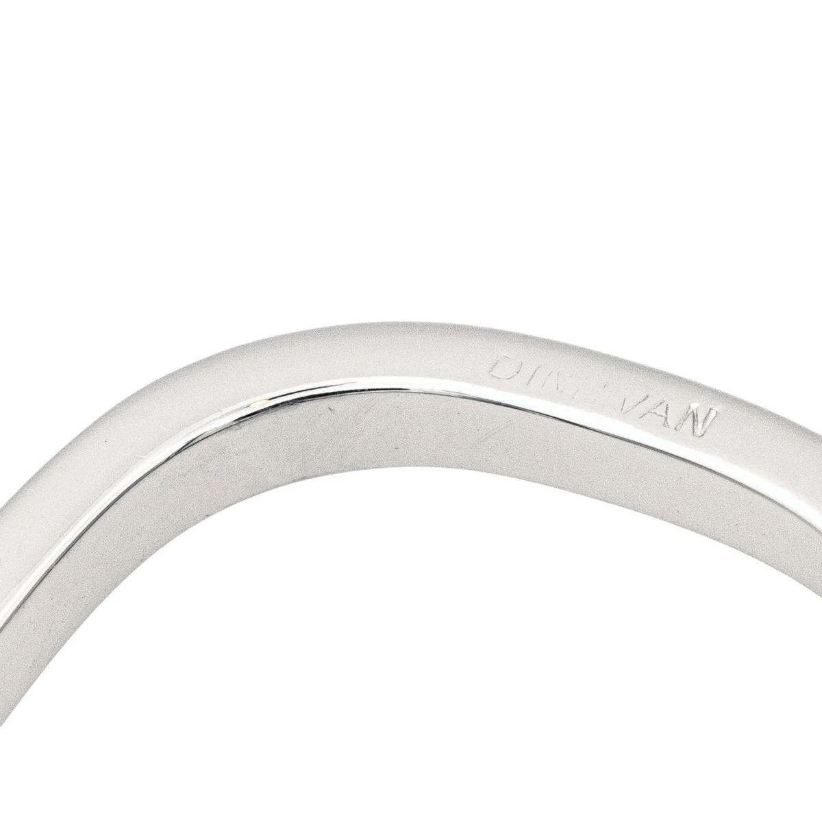 Bague Alliance DINH VAN "Alliance Carré" En Or Blanc 4 Bague Alliance DINH VAN "Alliance Carré" En Or Blanc – Image 4