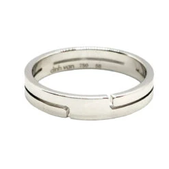 Bague Alliance DINH VAN "Seventies" En Or Blanc