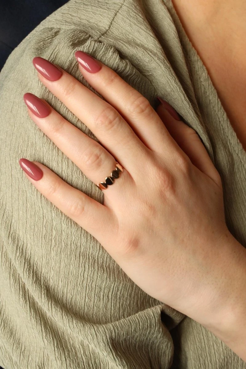 Bague Alliance GINETTE NY "Mini Ever Eternity Band" En Or Rose 2 Bague Alliance GINETTE NY "Mini Ever Eternity Band" En Or Rose – Image 2