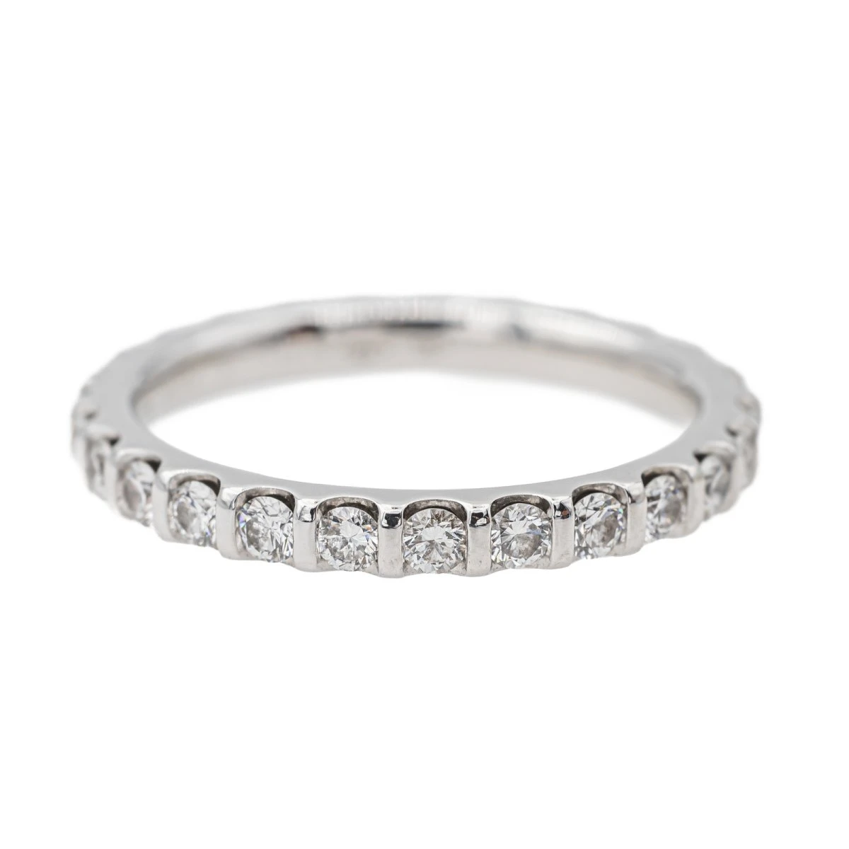 Bague Alliance MAUBOUSSIN En Or Blanc Et Diamants 1 Bague Alliance MAUBOUSSIN En Or Blanc Et Diamants