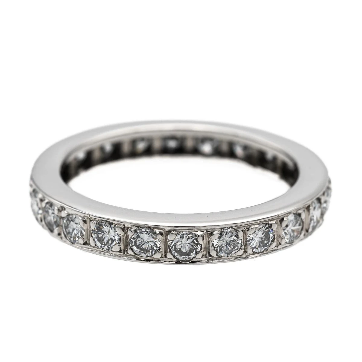 Bague Alliance Or Blanc Diamant 1 Bague Alliance Or Blanc Diamant