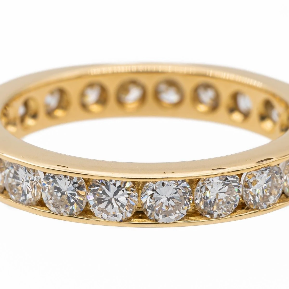 Bague Alliance Or Jaune Diamant 6 Bague Alliance Or Jaune Diamant – Image 6