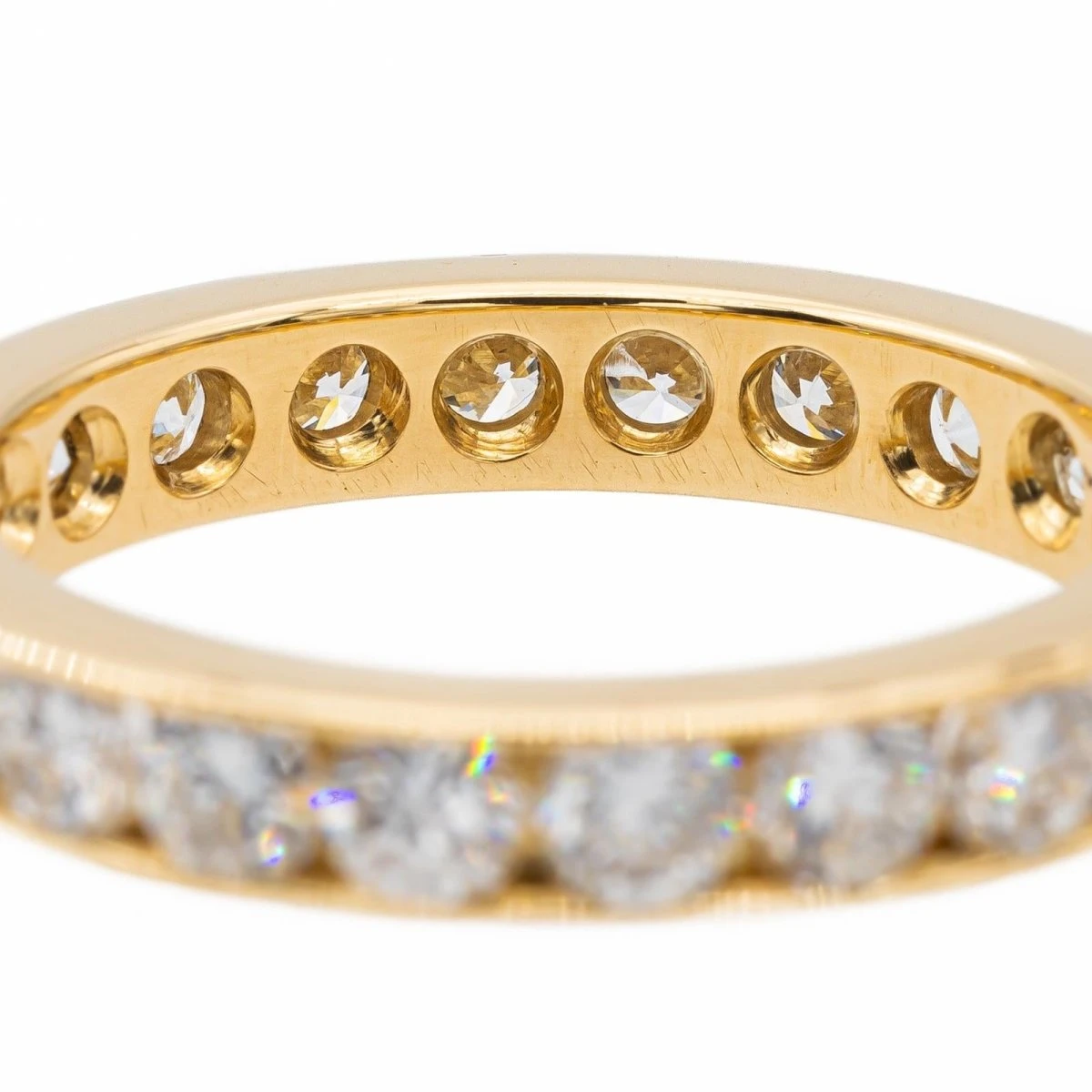 Bague Alliance Or Jaune Diamant 7 Bague Alliance Or Jaune Diamant – Image 7