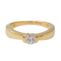 Bague BALMAIN En Or Jaune Et Diamant