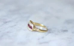 Bague Bandeau Ancienne Rubis Et Diamants -Castafiore Boutique bague bandeau ancienne rubis et diamants 874098