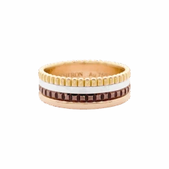 Miller Bague Bandeau BOUCHERON "Quatre Classique Small" En Or Jaune, Or Blanc Et Or Rose