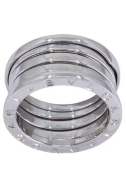 Bague Bandeau BVLGARI "B.zero1" En Or Blanc -Castafiore Boutique bague bandeau bvlgari bzero1 en or blanc 812861