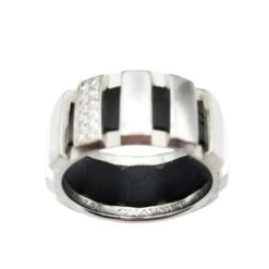 Bague Bandeau CHAUMET "Class One" En Or Blanc Et Diamants -Castafiore Boutique bague bandeau chaumet class one en or blanc et diamants 851893