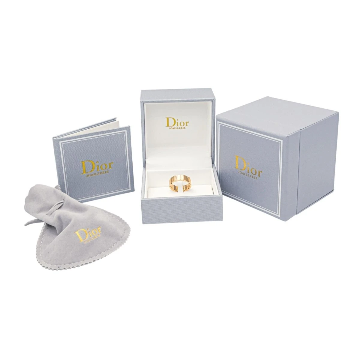 Bague Bandeau DIOR "Gem Dior" En Or Rose 5 Bague Bandeau DIOR "Gem Dior" En Or Rose – Image 5