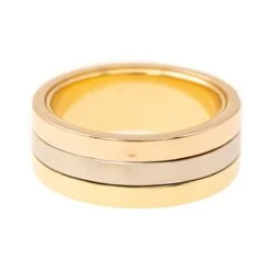 Bague Bandeau En 3 Ors Et Diamants -Castafiore Boutique bague bandeau en 3 ors et diamants 550945