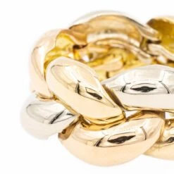 Bague Bandeau En 3 Ors Tressés -Castafiore Boutique bague bandeau en 3 ors tresses 856138