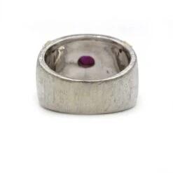 Bague Bandeau En Or Blanc, Or Jaune, Rubis Et Diamants 5 Bague Bandeau En Or Blanc, Or Jaune, Rubis Et Diamants -Castafiore Boutique bague bandeau en or blanc or jaune rubis et diamants 556376