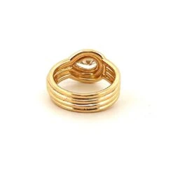 Bague Bandeau En Or Jaune Godronné Et Diamant De Taille Poire 8 Bague Bandeau En Or Jaune Godronné Et Diamant De Taille Poire -Castafiore Boutique bague bandeau en or jaune godronne et diamant de taille poire 560007