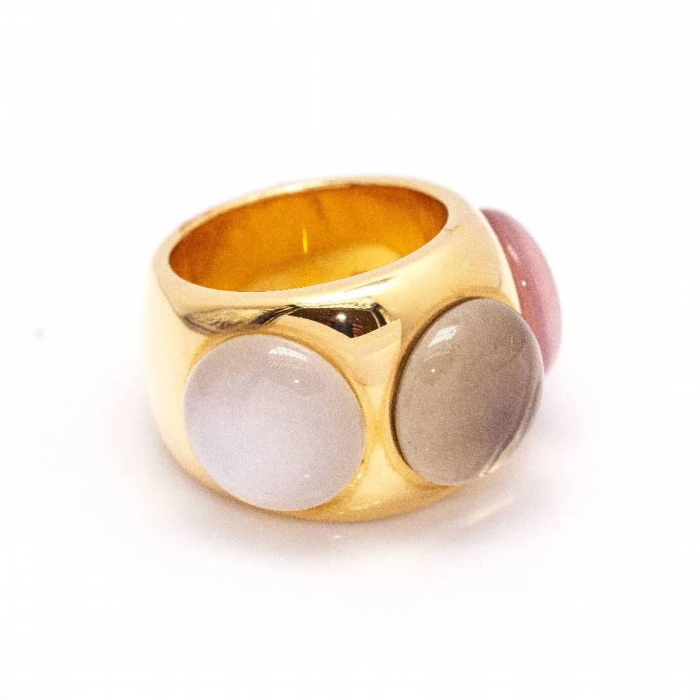 Bague QUARZ BUBBLE En Or Rose 3 Bague QUARZ BUBBLE En Or Rose – Image 3