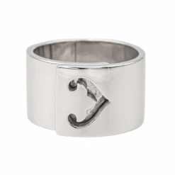 Bague Bandeau O.J. Perrin "Légende" En Or Blanc