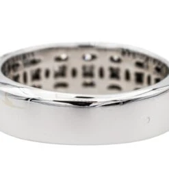 Bague Bandeau Or Blanc Diamant -Castafiore Boutique bague bandeau or blanc diamant 664348