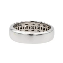 Bague Bandeau Or Blanc Diamant -Castafiore Boutique bague bandeau or blanc diamant 881314