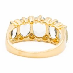 Bague Bandeau Or Jaune Topaze -Castafiore Boutique bague bandeau or jaune topaze 641992