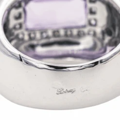 Bague Bandeau POIRAY "Thessalie" En Or Blanc, Améthyste Et Diamants 12 Bague Bandeau POIRAY "Thessalie" En Or Blanc, Améthyste Et Diamants -Castafiore Boutique bague bandeau poiray thessalie en or blanc amethyste et diamants 537502