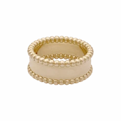 Miller Bague Bandeau VAN CLEEF & ARPELS. "Perlée Signature" En Or Jaune 11 Miller Bague Bandeau VAN CLEEF & ARPELS. "Perlée Signature" En Or Jaune -Castafiore Boutique bague bandeau van cleef arpels perlee signature en or jaune 718818