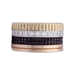 Miller Bague Bandeau BOUCHERON "Quatre Classique" En Or Jaune, Or Blanc, Or Rose, Pvd Et Diamants 6 Miller Bague Bandeau BOUCHERON "Quatre Classique" En Or Jaune, Or Blanc, Or Rose, Pvd Et Diamants -Castafiore Boutique bague boucheron quatre classique large trois ors et diamants 846073