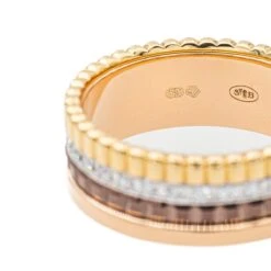 Bague BOUCHERON "Quatre" En Trois Ors Et Diamants -Castafiore Boutique bague boucheron quatre en trois ors et diamants 834289