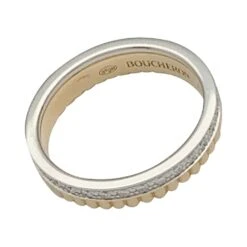 Miller Bague Boucheron, “Quatre Radiant Edition Grosgrain”, Deux Ors Et Diamants -Castafiore Boutique bague boucheron quatre radiant edition grosgrain deux ors et diamants 320181